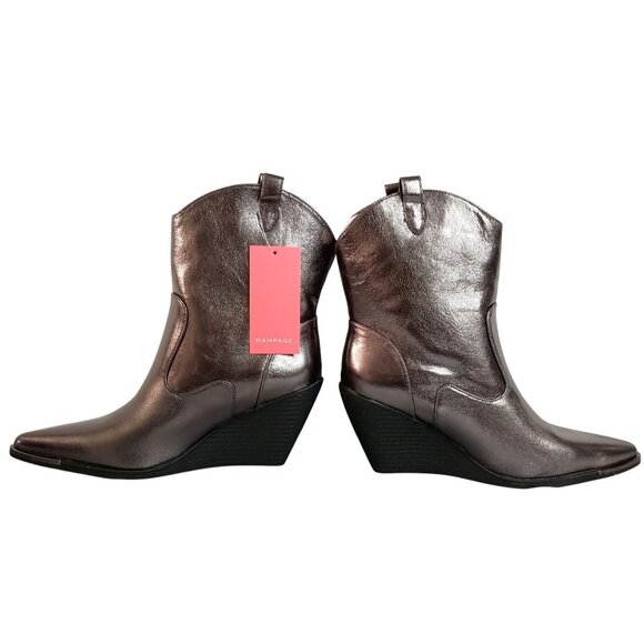 Rampage Sigrid Western Wedge Pointed Toe Boots Women’s Size 10 New NWOB Stunning - Picture 3 of 9